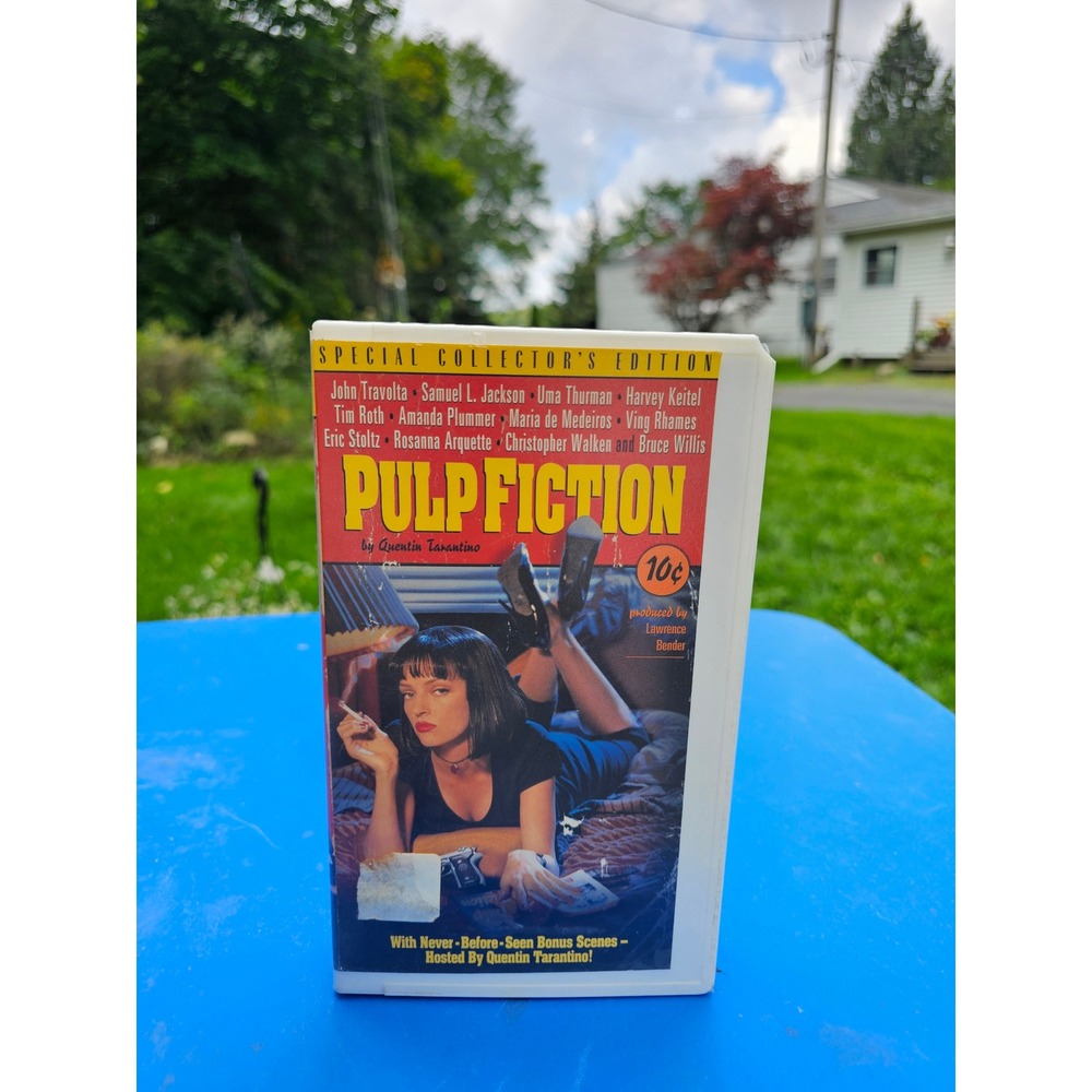 Pulp Fiction VHS Special Collectors Edition Miramax Quentin Tarantino 7197